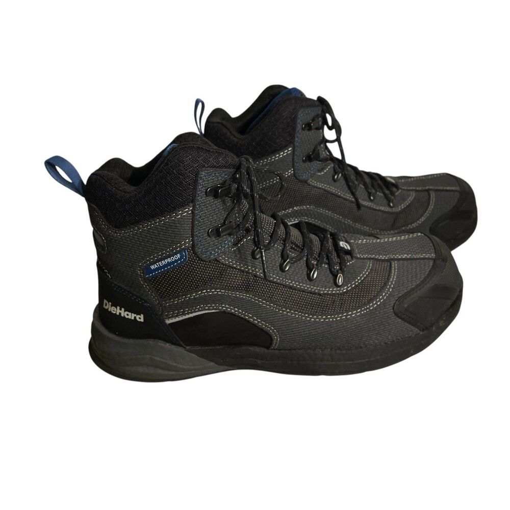 Diehard Men’s Lemans Grey Waterproof, Slip Resistant, Composite Toe Size 11